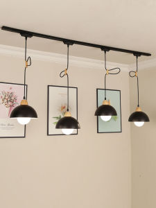 Nordic LED Eye Protection Adjustable Track Ceiling Light Commercial High Brightness Restaurant Bar Line Anti-glare Track Light