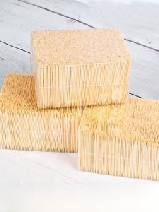 Disposable Bamboo Toothpicks 3600 Pieces per Pack for Restaurant Hotel Fruit Skewers Home Commercial Use Natural Tea Bamboo