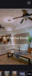 BURI BLINDS / NATIVE BURI BLINDS / CURTAIN NATIVE BLINDS FREE VARNISH