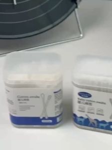 200pcs Cotton Swab Cleaning Ear And Nose Cotton Buds Adult Cotton Buds for First Aid and Crafts