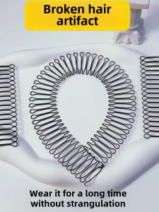 Titanium Steel Hair Accessories 2024 Improved Hair Patch Broken Hair Organizing Box Cropped Hair Clip Hairpin Clip Updo Gadget