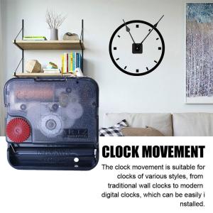 New Sweep Type Silent Wall Clock Movement Mechanism Kits Clock 12888 Repair Accessories DIY Quartz Watch Clockwork Replacement