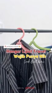 Hanger Lipat Baju Kaos Kaki Gantungan Baju