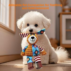 Durable Dog Toys Sound Making Teeth Grinding Self Entertaining Boredom Relief Pet Supplies for Corgi Small to Medium Size Dogs