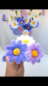 100PCS Colorful Fuzzy Wires Chenille Twisted Sticks DIY Handmade Tools Childrens Handmade