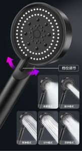 Vòi Sen 5 Chế Độ Nước Tùy ChỉnhChất Liệu PP Siêu Bền Chống Va Đập Và Dễ Dàng Sử Dụng