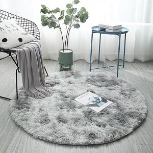 Nordic Tie Dye Gradient Fluffy Floor Mat