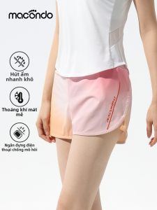 macondo | Womens Aurora Gradient Quick-Dry Running Shorts with Liner 2.5in Inseam