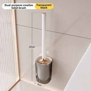 TAOXIAOHE | Wall-mounted Drill-free Toilet Brush Holder