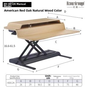 KCOUROROUGE | Standing Adjustable Desk