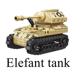 Ww2 Military Tank Panzerkampfwagen PZ.KPFW.38(T)A World War II Building Blocks Bricks Collection Model Educational Toys Gifts