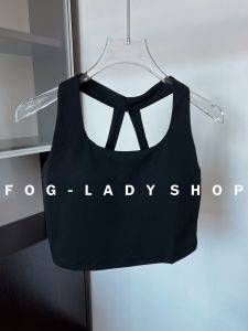 Sports Vest for Women Summer Outwear Halter Spaghetti Straps Tops 2024 New Back Shaping Yoga Underwear with Chest Pad Pilates