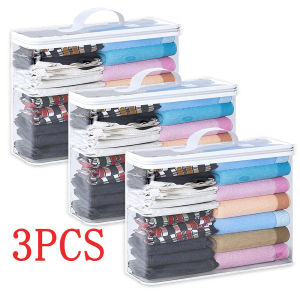 Transparent Storage Bag Quilt Clothing Storage Bag Waterproof and Moisture-proof Quilt Organizing Bag Storage Organizer Dustproo