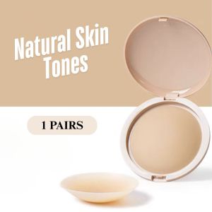 VONAS Invisible Nipple Cover – Ultra Thin Skin-Friendly Silicone Natural Skin Tones Reusable Pasties for Women