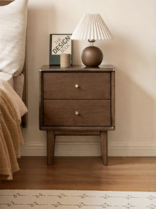 WEISHA | Retro Style Nightstand for Storage