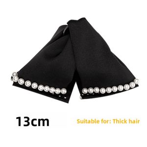 Elegant Black Shark Hair Clip Hepburn Style Hair Accessories Simple Classy Hair Grips for Women Fashionable Hair Clamps
