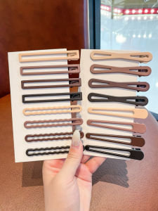 Large Size Seamless Duckbill Hair Clip Side Part Hair Accessories Womens Simple Hairpins Korean Style  Outlined Hairgrips