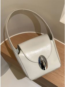 NNO Niche Style Brand Chain Shoulder Messenger Handbag White Tofu Small Square Bag Lost Romance Same Style 1810