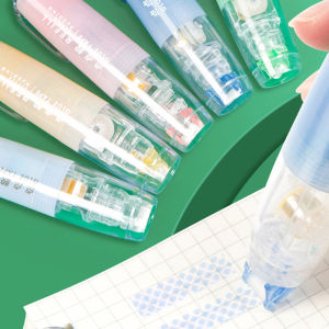 Large Capacity Colorful Retractable Paste Handmade Dot Dot Glue - 360 Degree Rotating ，Scrapbooking for Students Home & Office