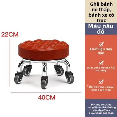 MUHUALAN | Ghế Có Bánh Xe Đa Chiều Inox 304