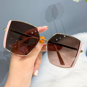 Original COD Kacamata Fashion Wanita Big Frame Korea Retro Stylish