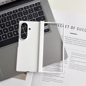 Ultra Thin PC Solid Color Matte Phone Case for Samsung Z Fold 8 Ultra Zfold 7 6 5 4 3 Shockproof Hinge Protection Bumper Cover