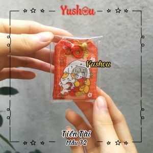 Móc Khóa Yushou Tiền Tài - Mẫu 72 (Kiểu Omamori) Có sẵn