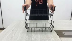 3-Tier Fruit Basket for Table Display Fruits Stand Detachable Vegetables/Fruits Organizer Fruit Bowl