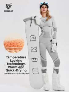 COSLEAF | Warm Drying Running Shirt Female Long Sleeve