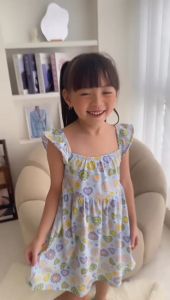 Lucuna Kiyomi - Dress Anak Perempuan [Size 1-5 Tahun] Baju Anak Cewek