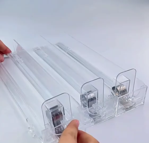 Automatic Can Pusher Display Rack Self-Pushing Beverage Organizer 35Mm For Supermarket