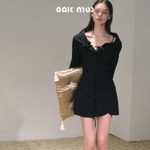 OAKMOO | Đầm Không Tay Cổ Đô Dài Không Đều