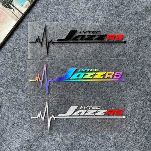 JAZZ RS I-VTEC สติกเกอร์ตัวรถหน้าต่างรูปลอกไวนิลกันน้ำสำหรับ Honda Jazz