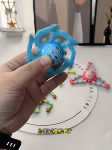 🎀SG READY STOCK🎀2026 New Transformable Glow In The Dark Fidget Spinner Mechanical Face Changing Fidget Toy Luminous Deformation Finger Spinner Stress Relief Interactive Toy for Children