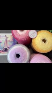 Yarn - Len Mohair Cầu Vòng | Cỡ sợi chập tương đương 1.5mm | Sợi Thu Đông - Sợi nhẹ mềm đẹp và ấm | Terri Store