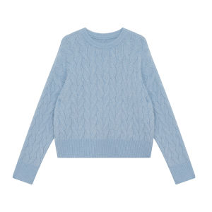 NIHAOKANONG | Áo Sweater Knit Phong Cách Lười Mềm