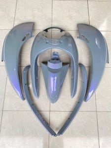 cover fullset bodi halus Honda Scoopy karbu warna nardo lembayung ungu