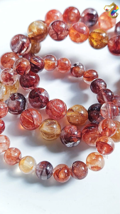 Collection Grade Duo Bao Colorful Hematoid Bracelet