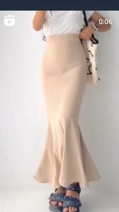PROMO MURAH ROK PANJANG KNIT PREMIUM HORNET SEMI RAJUT