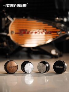 MHW-3BOMBER Italian Style Coffee Tamping Hammer Set 51/53/58mm Bomber Powder Compactor Italian Espresso Coffee Accessories