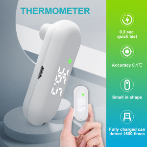 Infrared Thermometer USB Portable Rechargeable Digital Thermometer Infrared Thermometer Gun Thermometer Mini