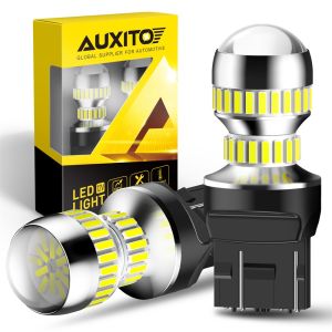 AUXITO 2Pcs T20 7443 Led Bulbs T20 7441 7444 Led Light Bulb For Backup Reverse Light Tail Brake Blinker Lights 6000K Xenon White