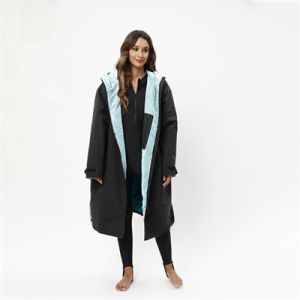 Winter Swimming Diving Cloak Hot Spring Bath Towel Cold-Proof Heattech Changing Bathrobe Swimming Outwear Hooded Quick-Drying Surfing Trench Coat