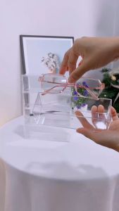 กล่องใส่แว่นตากลุ่ม กับ 1 ห้องกลุ่ม ที่ทำงาน สำหรับการจัดเก็บกล่อง กันน้ำ และฝุ่น