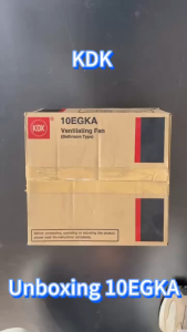 KDK 10EGKB [10cm/4"] / 15EGKB [15cm/6"] WALL MOUNTED VENTILATING FANS