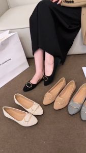 SAK sy.one New Fashion Korean Flat Lady Shoes 2024