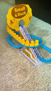 Duck Climbing Stairs Track Toy Baby Interactive Toy Electronic Educational Music Toys for Kids Duck Track Slide