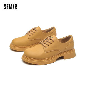 Semir | Giày Đơn Mũi Tròn Đế Dày Phong Cách Oxford Thích Hợp Mùa Thu