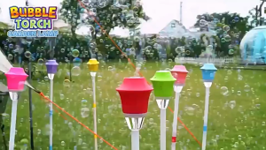 Bubble Machine with Lights & Music Automatic Bubble Blower Outdoor Bubble Maker for Kids Summer Outdoor Activity Party