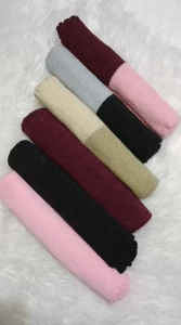 Bandana Rajut Polos / Inner Rajut / Daleman Hijab Rajut Anti Pusing Ciput Rajut Not Elzatta